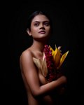 178 - WAITING WITH FLOWERS - DEB SIDDHARTHA RANJAN - india <div